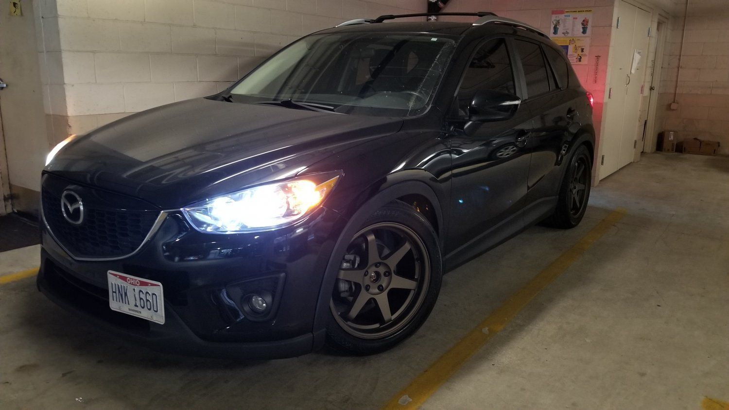 photo 1 Mazda CX-5 custom wheels   19x8.5, ET +30, tire size 235/50 R19. x ET 