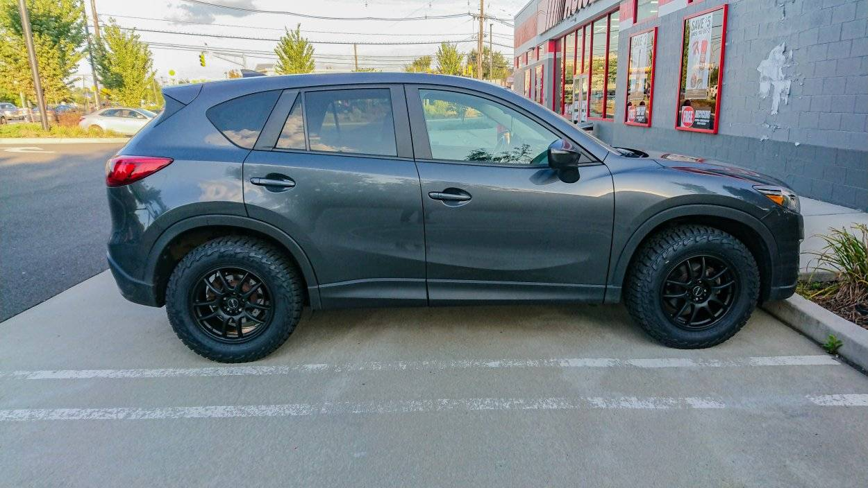 photo 1 Mazda CX-5 custom wheels   17x8.0, ET +35, tire size 245/65 R17. x ET 