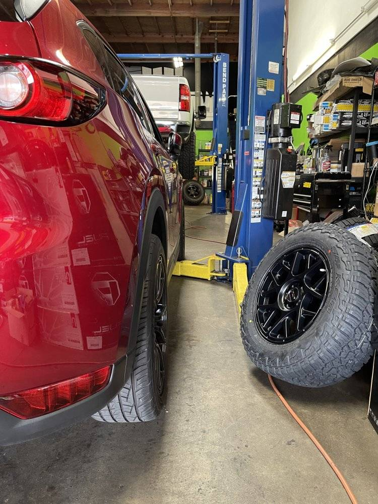 photo 1 Mazda CX-5 custom wheels 17x8.0, ET +38, tire size 245/65 R17. x ET