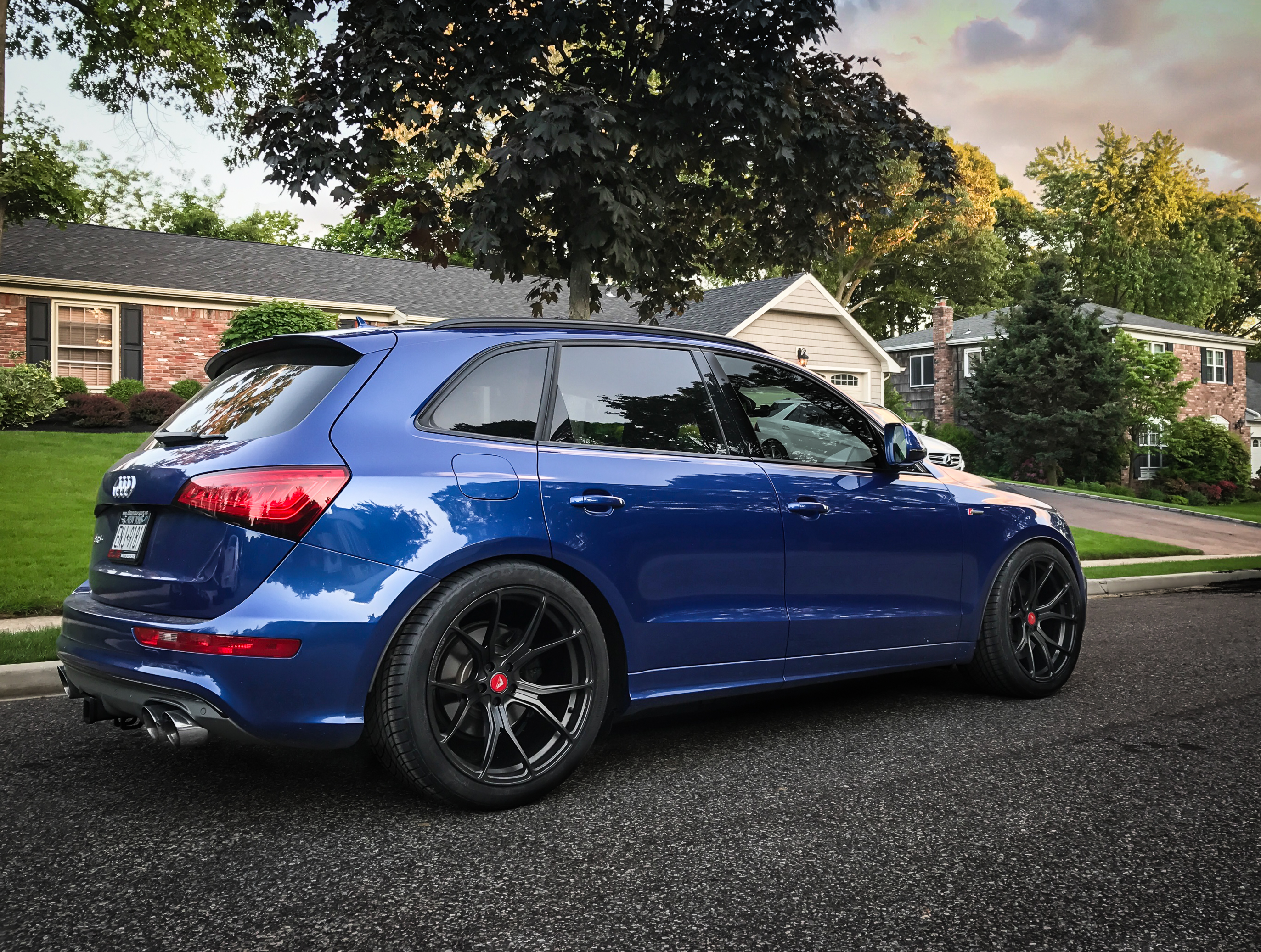 photo 1 Audi SQ5 custom wheels   21x10.5, ET +25, tire size 295/35 R21. 21x10.5 ET+15 