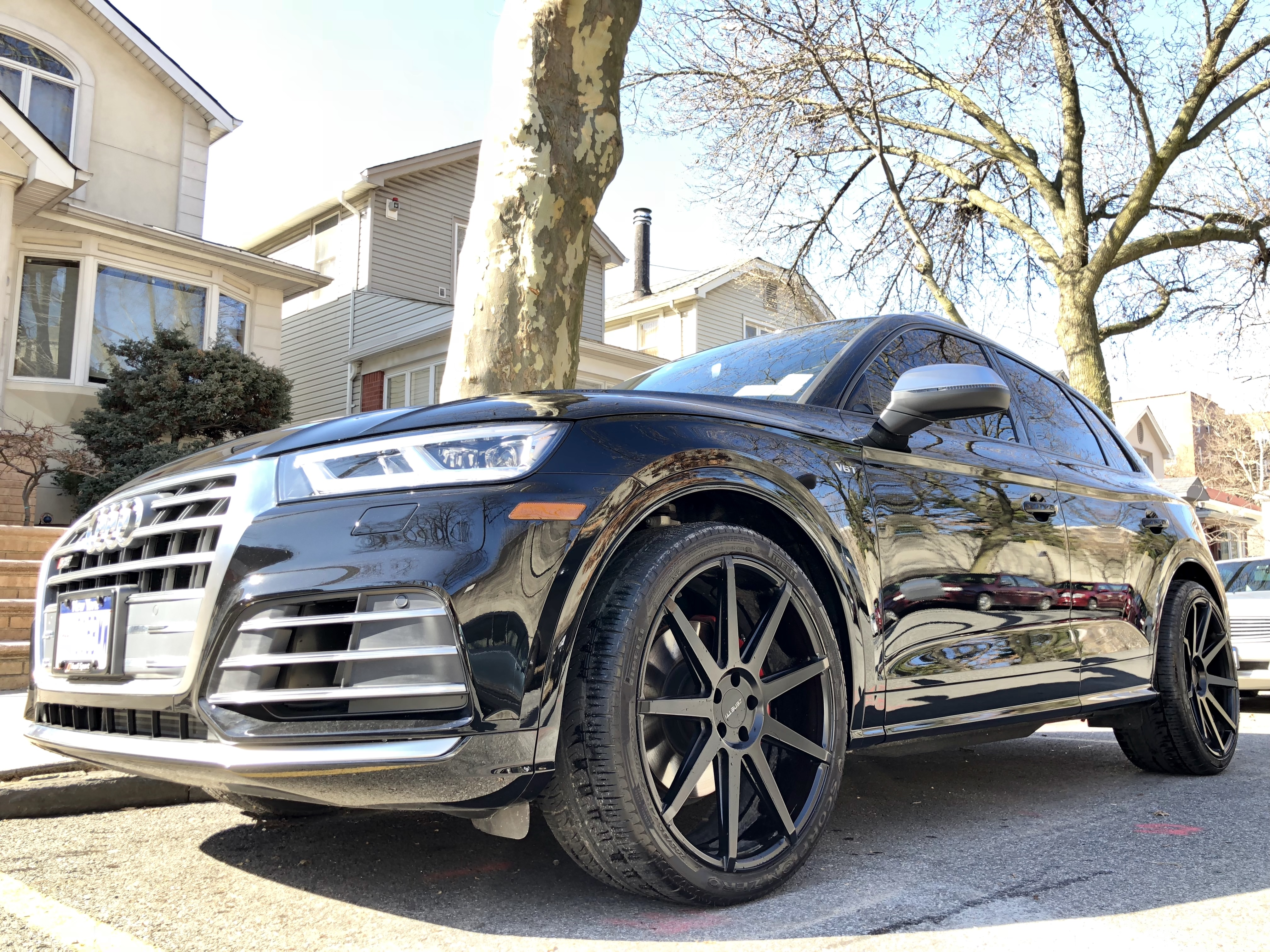 photo 1 Audi SQ5 custom wheels   Esquire in Satin Black 22x, ET , tire size X R22. x ET 