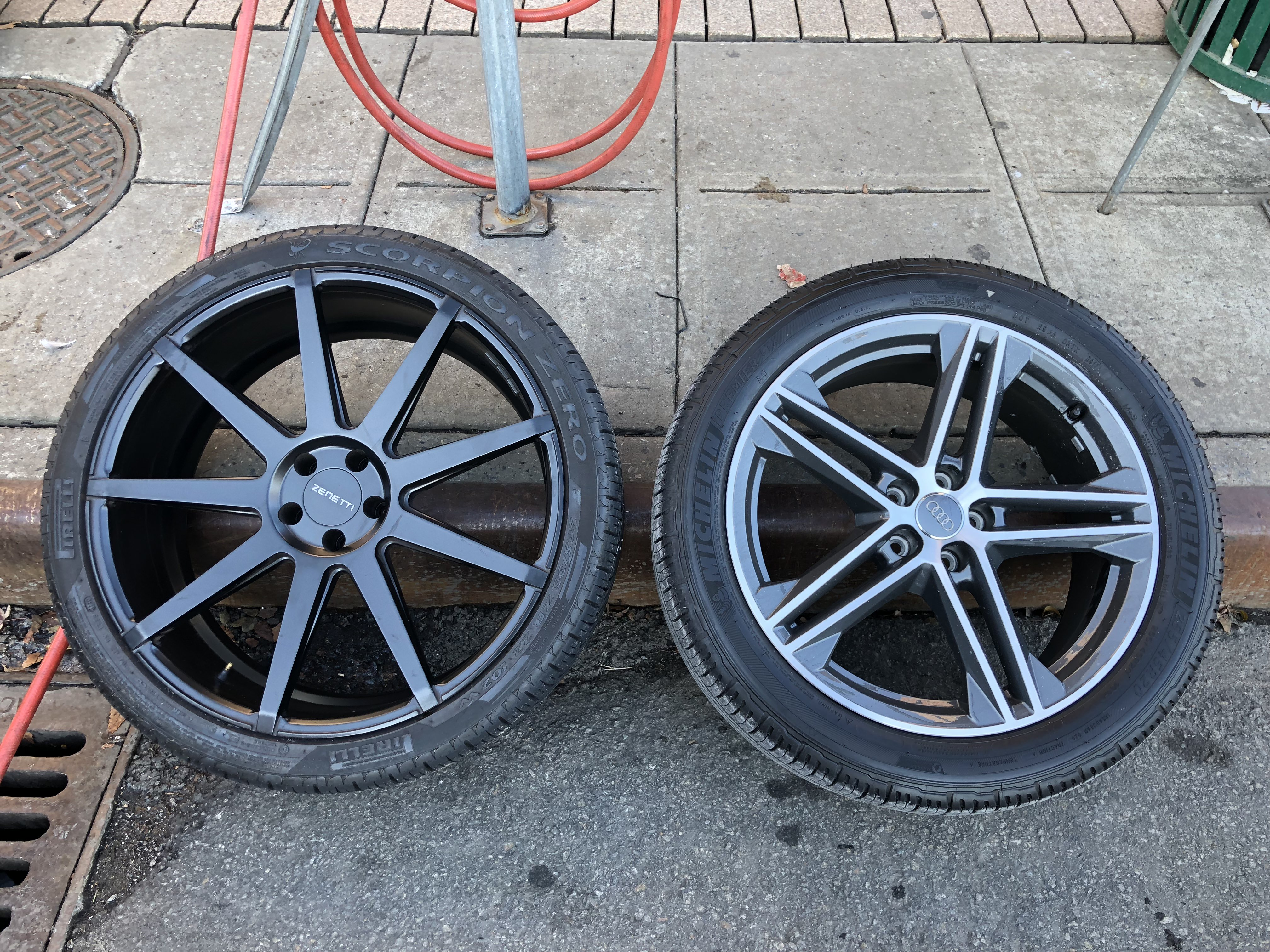 photo 2 Audi SQ5 custom wheels   Esquire in Satin Black 22x, ET , tire size X R22. x ET 