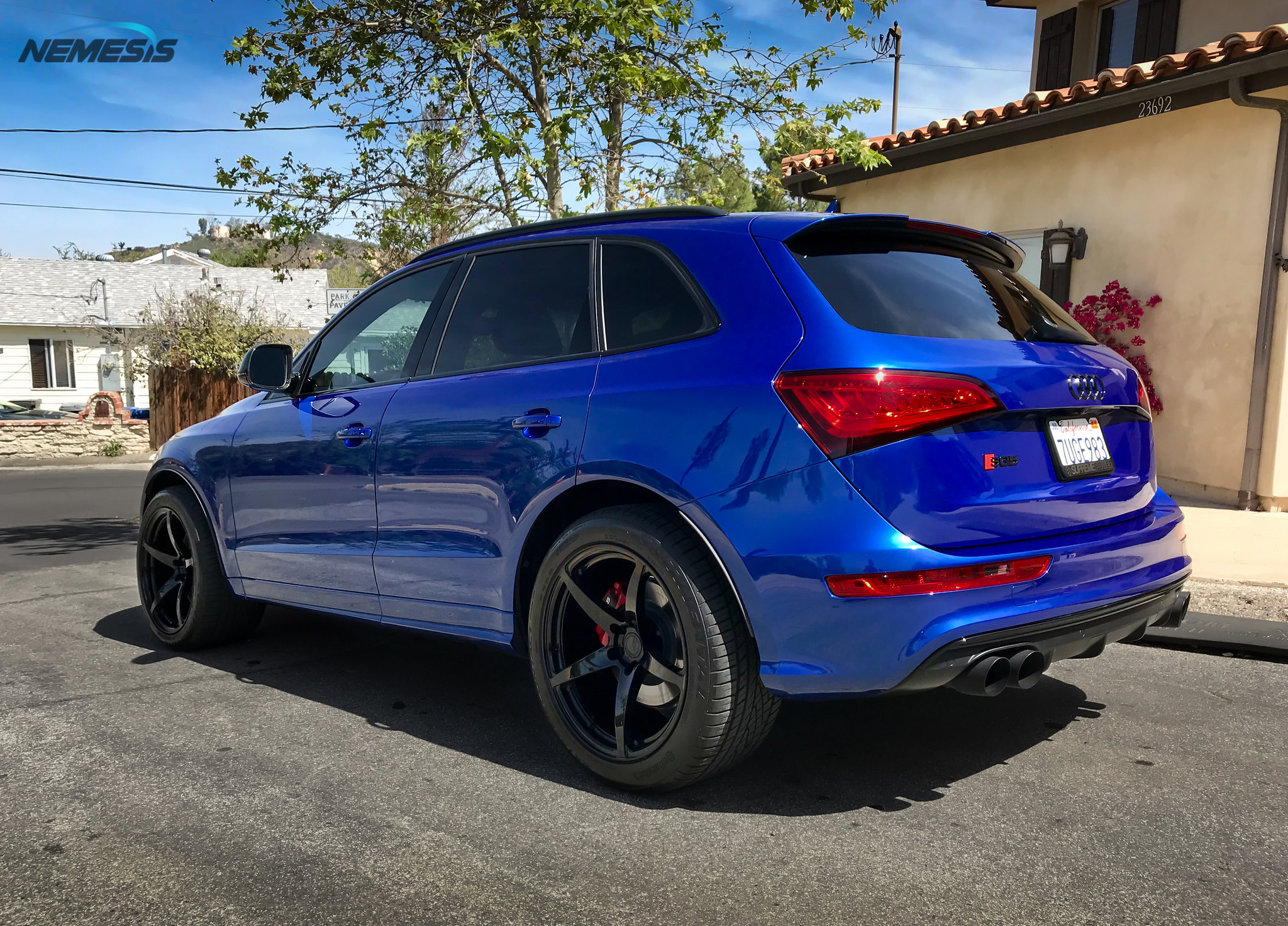 photo 1 Audi SQ5 custom wheels 20x10.5, ET +27, tire size 295/40 R20. x ET