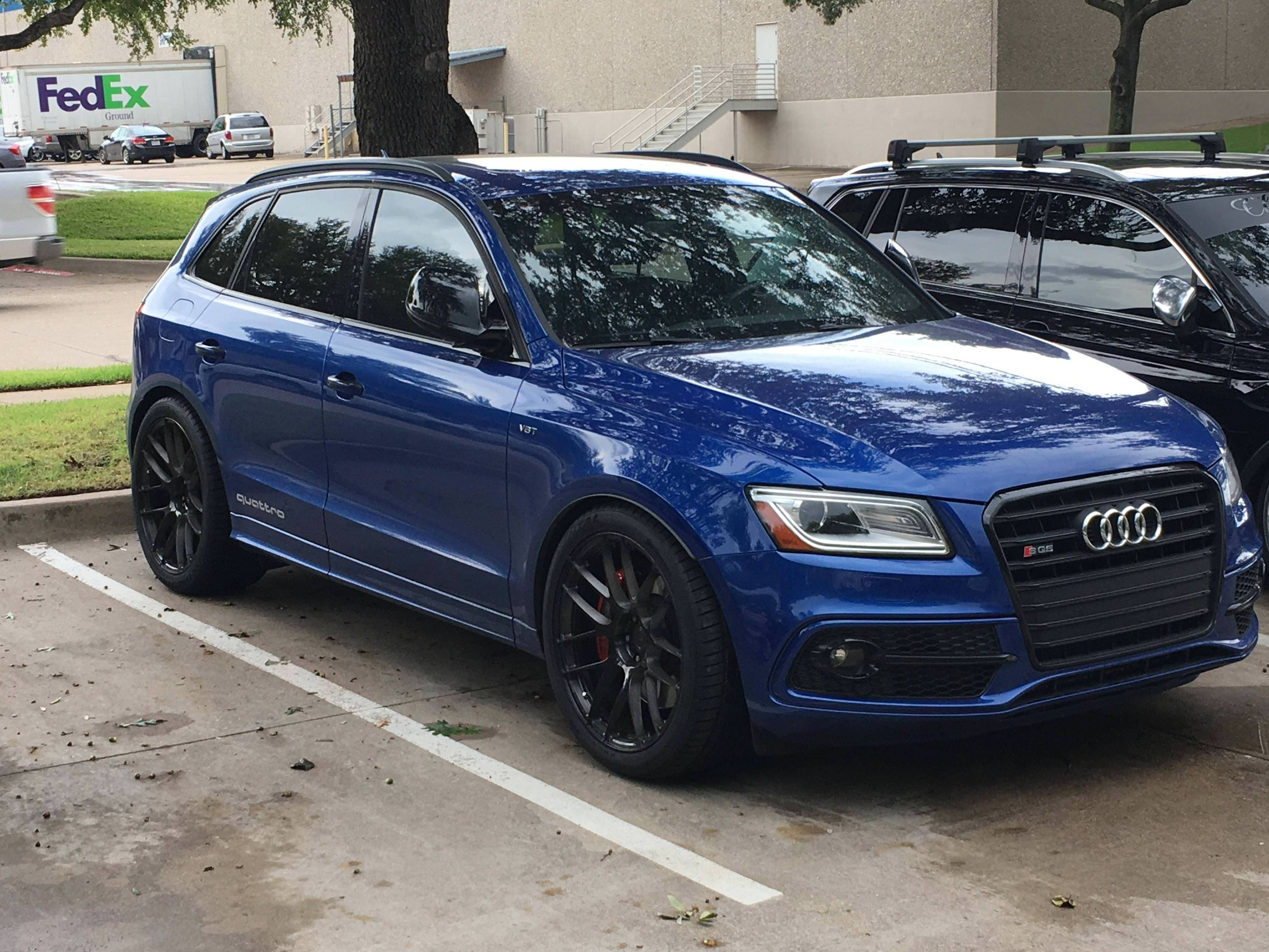 photo 1 Audi SQ5 custom wheels  RS40 Dark Brushed Black 21x10.0, ET +27, tire size 295/35 R21. x ET 