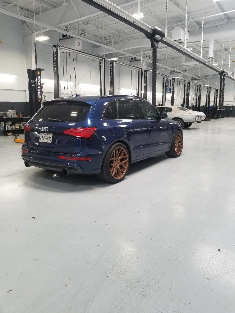 photo 5 Audi Q5 custom wheels 21x10.5, ET +30, tire size 295/35 R21. x ET