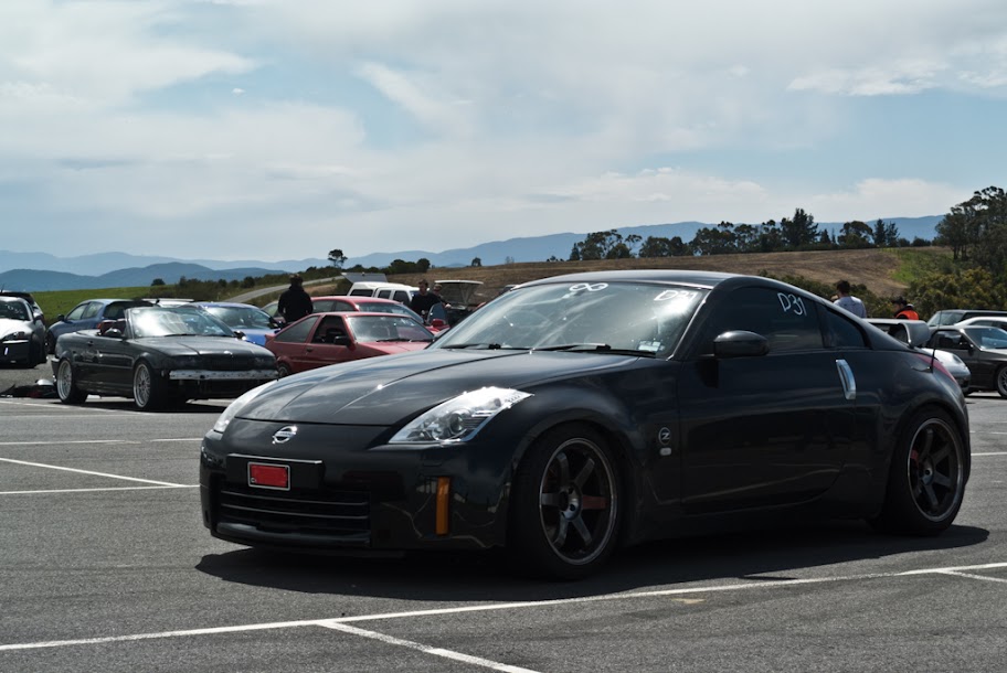 photo 1 Nissan 350Z custom wheels Rays Engineering Volk Racing TE37SL 18x10.0, ET +20, tire size 255/40 R18. 18x11.0 ET+18 275/40 R18