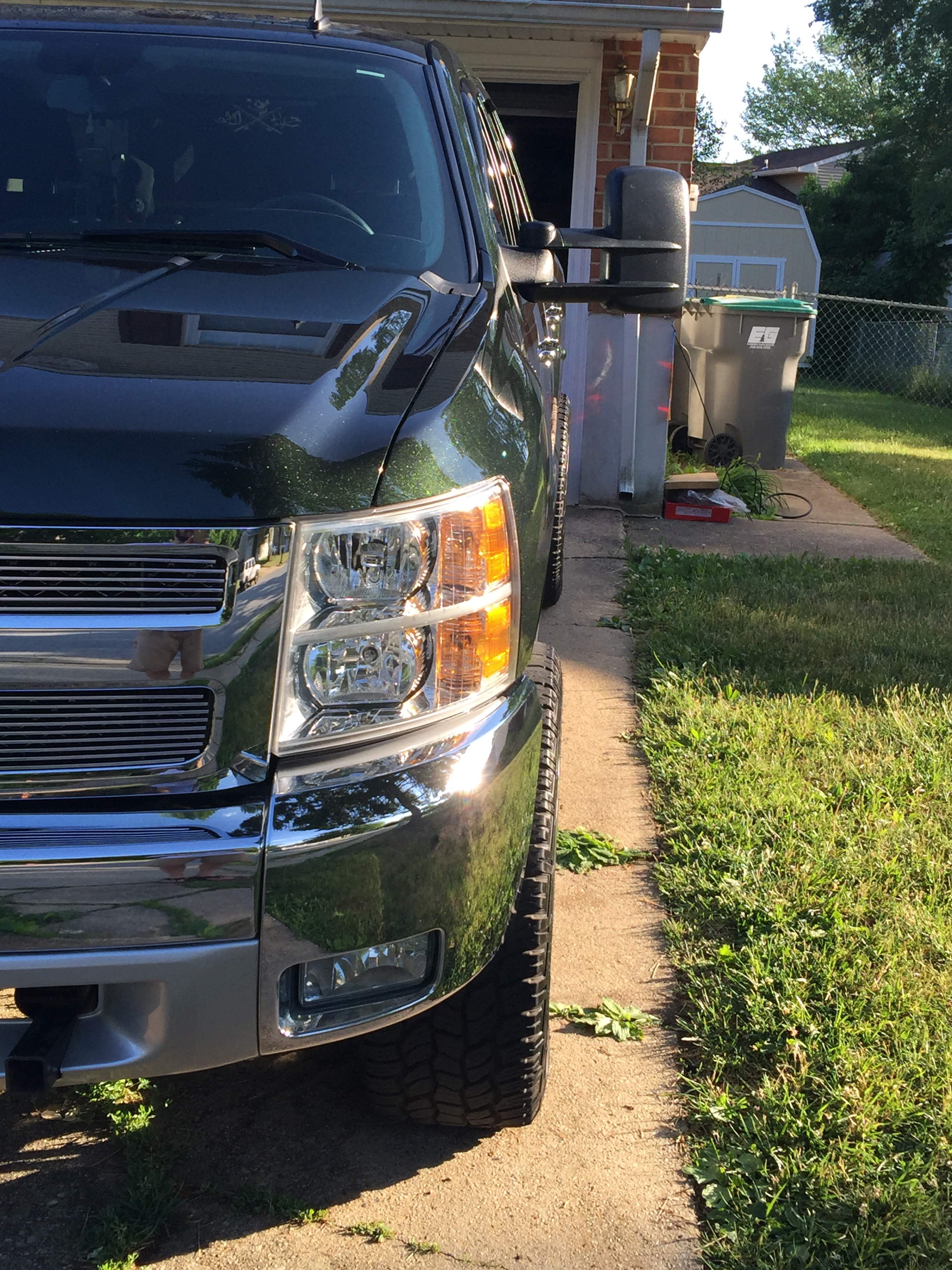 photo 2 Chevrolet Silverado 2500HD custom wheels   20x9.0, ET -12, tire size 305/55 R20. x ET 
