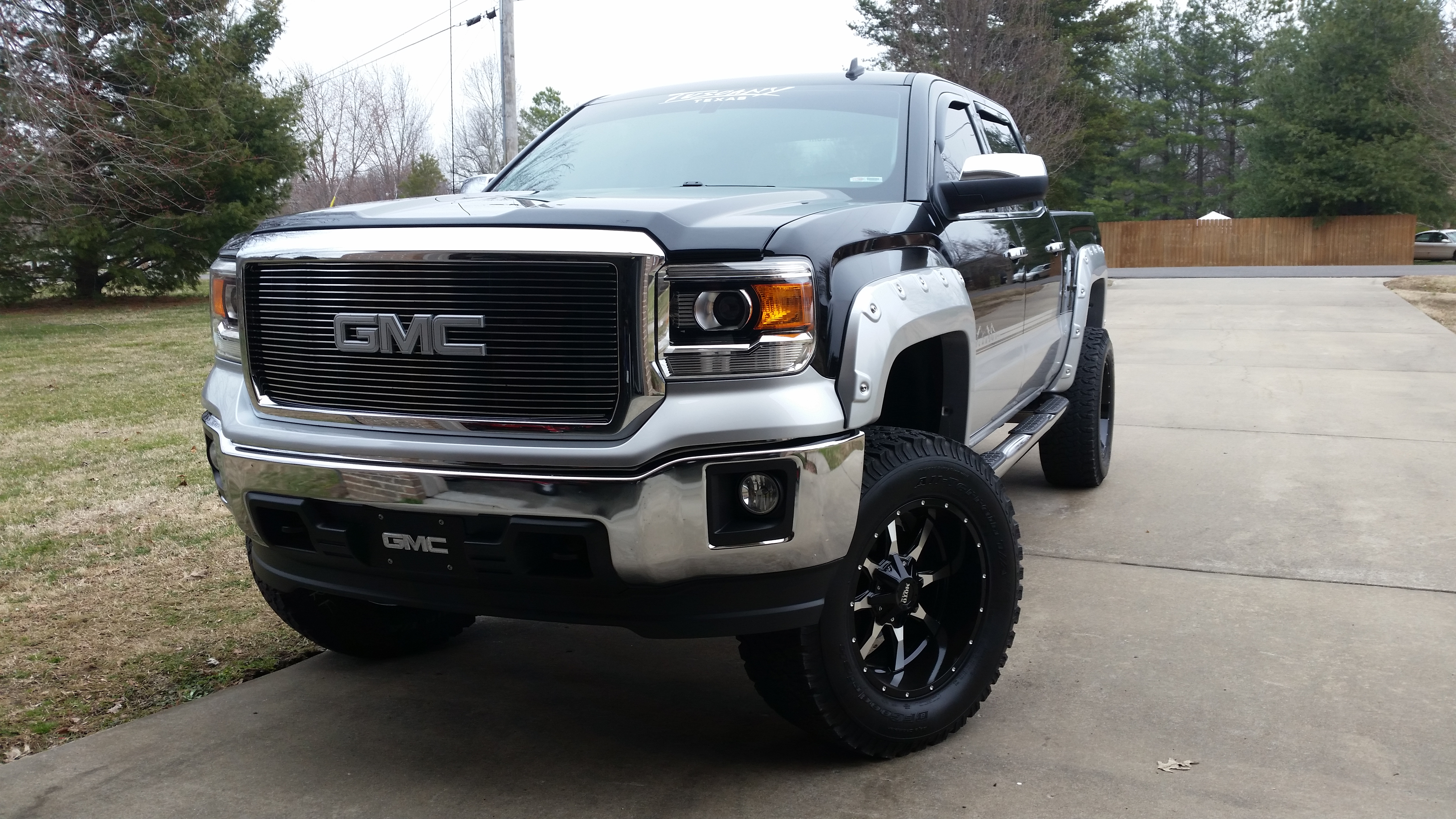 photo 1 GMC Sierra 1500 custom wheels   20x10.0, ET -24, tire size 325/60 R20. x ET 