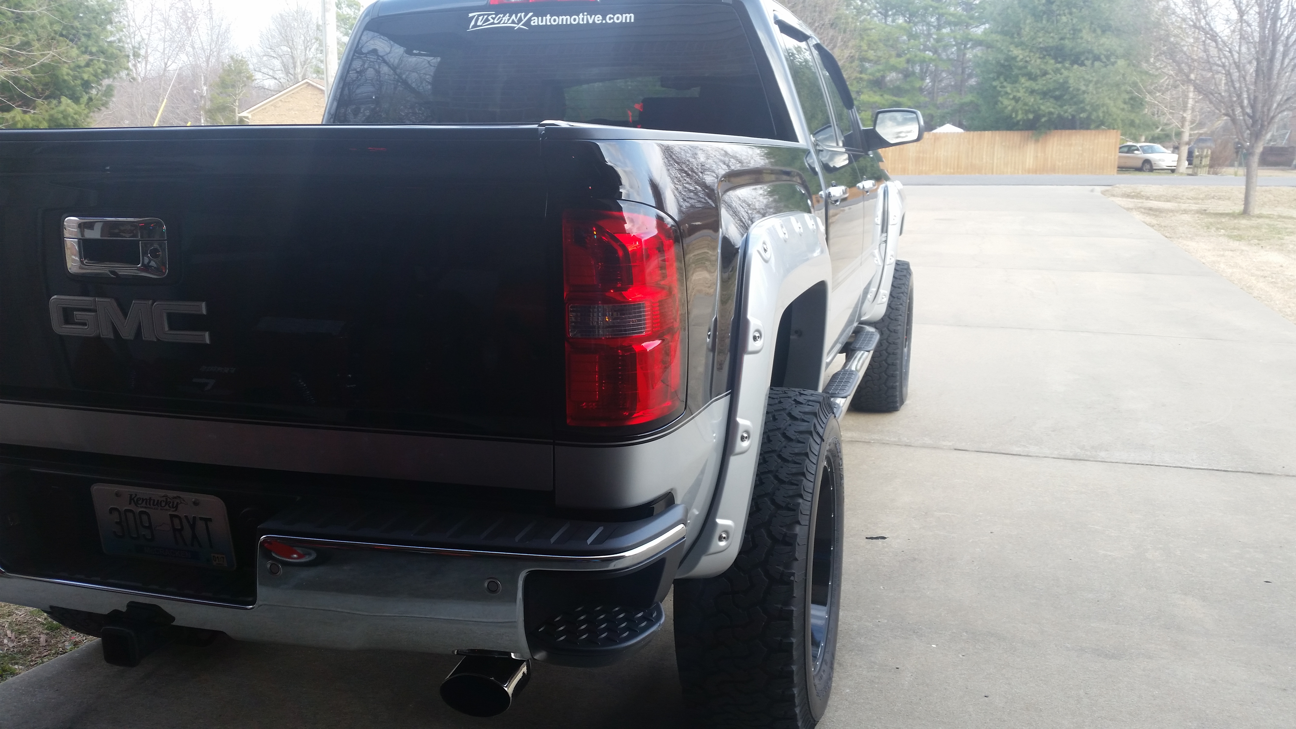 photo 2 GMC Sierra 1500 custom wheels   20x10.0, ET -24, tire size 325/60 R20. x ET 