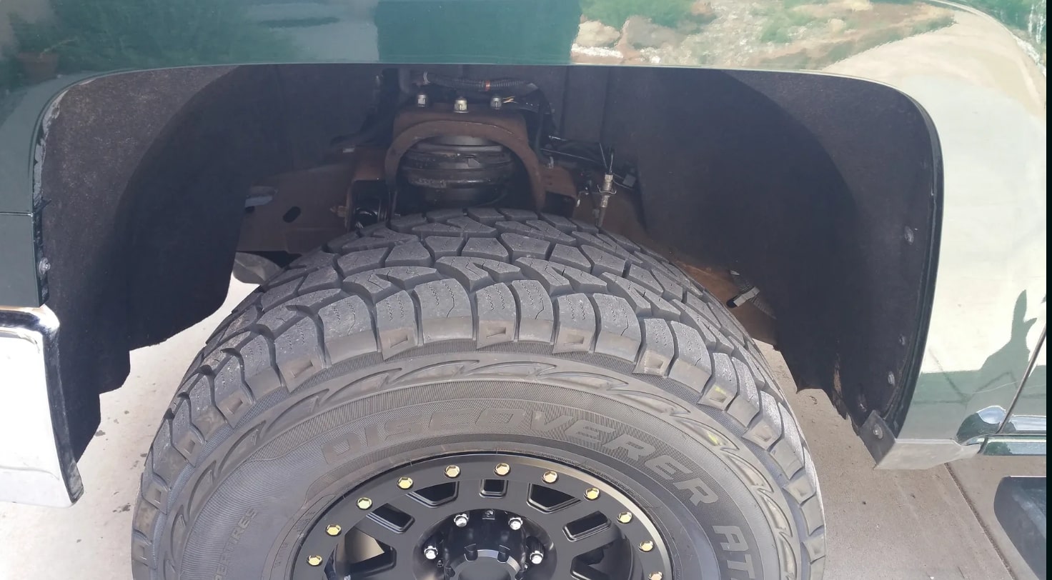 photo 4 Chevrolet Silverado 1500 custom wheels   17x8.5, ET 0, tire size 315/70 R17. x ET 