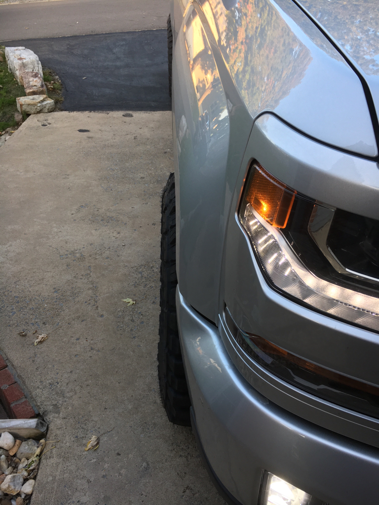 photo 2 Chevrolet Silverado 1500 custom wheels   17x9.0, ET 0, tire size 33X12.5 R17. x ET 
