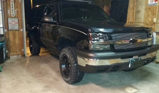 photo 1 Chevrolet Silverado 1500 custom wheels 17x9.0, ET 0, tire size 265/70 R17. x ET