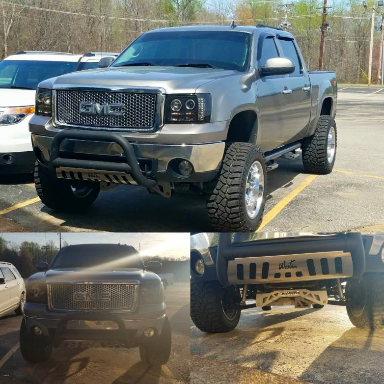 photo 1 GMC Sierra 1500 custom wheels   20x12.0, ET -44, tire size 35X13.5 R20. x ET 