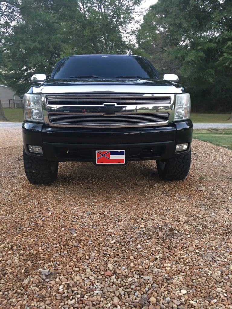 photo 2 Chevrolet Silverado 1500 custom wheels 20x10.0, ET -18, tire size 305/55 R20. x ET