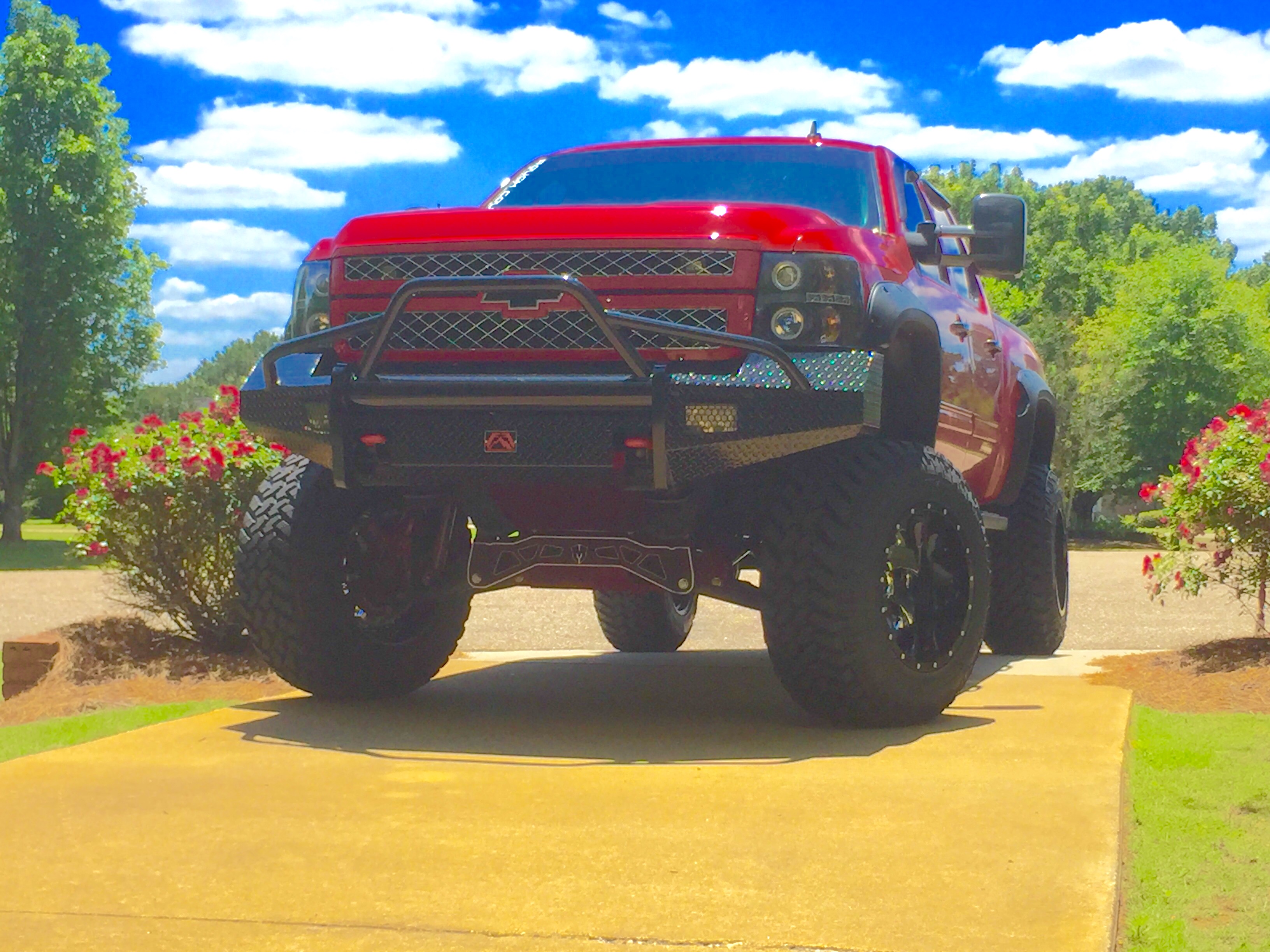 photo 1 Chevrolet Silverado 1500 custom wheels   20x14.0, ET -77, tire size 38X13.5 R20. x ET 