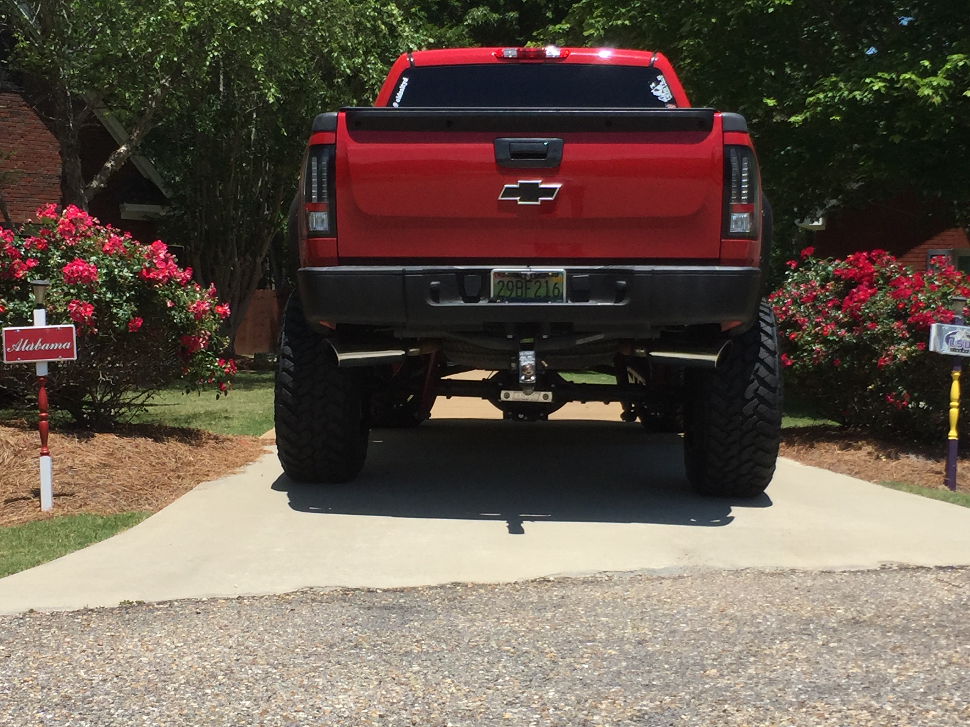 photo 3 Chevrolet Silverado 1500 custom wheels   20x14.0, ET -77, tire size 38X13.5 R20. x ET 