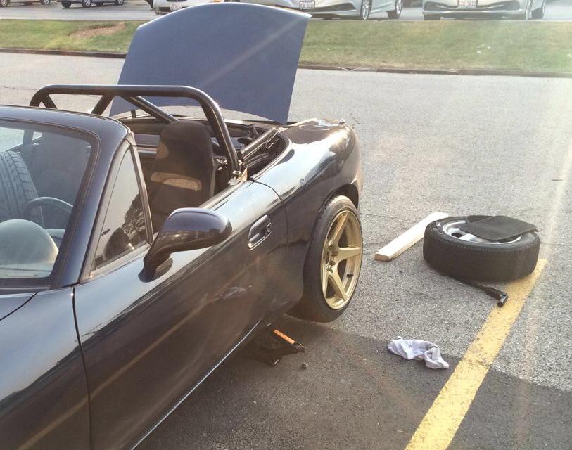 photo 2 Mazda MX-5 Miata custom wheels XXR 535 16x8.0, ET +20, tire size 205/35 R16. x ET 205/45 R