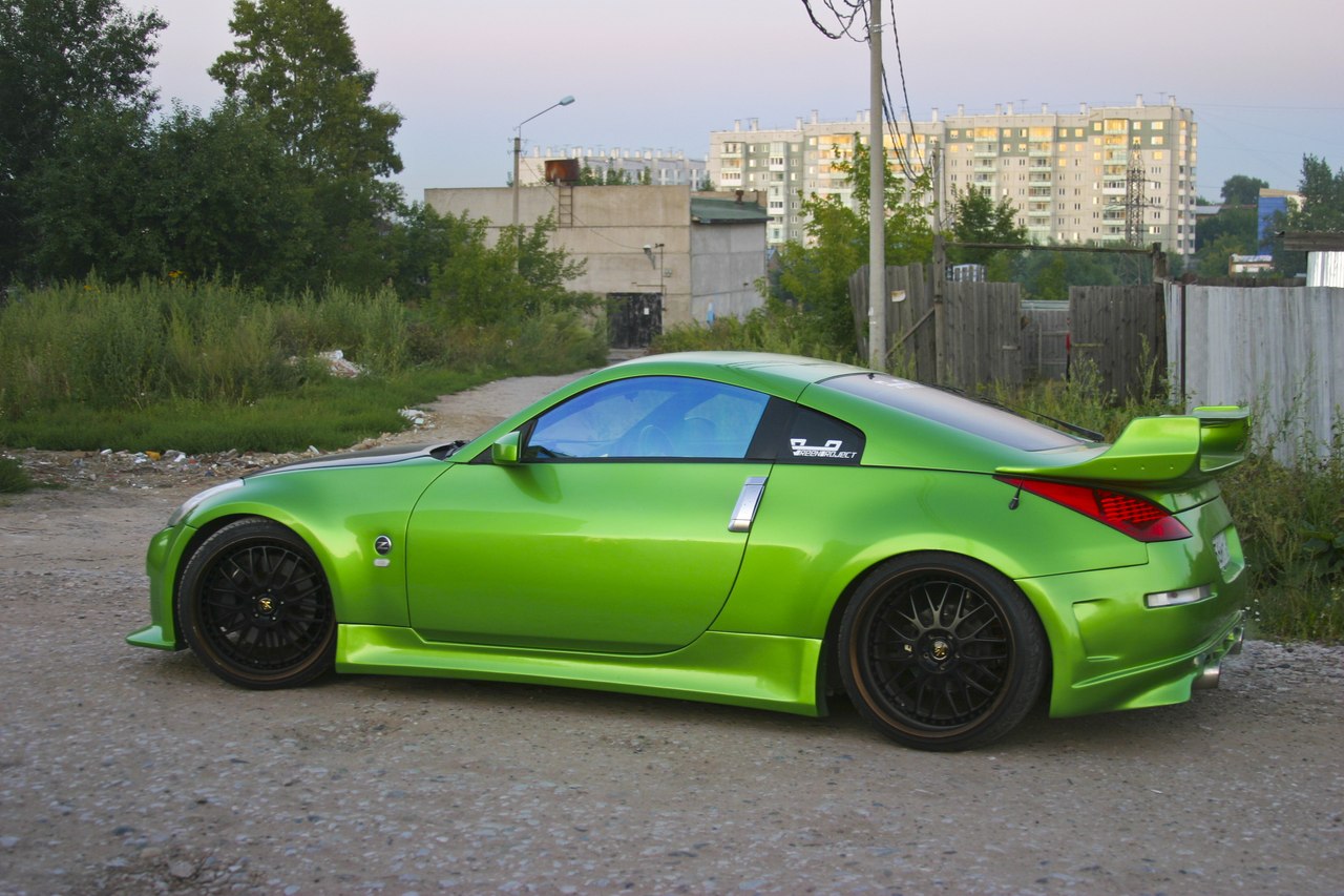photo 7 Nissan 350Z custom wheels Work VS-XX 20x10.0, ET 0, tire size 235/35 R20. 20x12.0 ET-4 275/30 R20