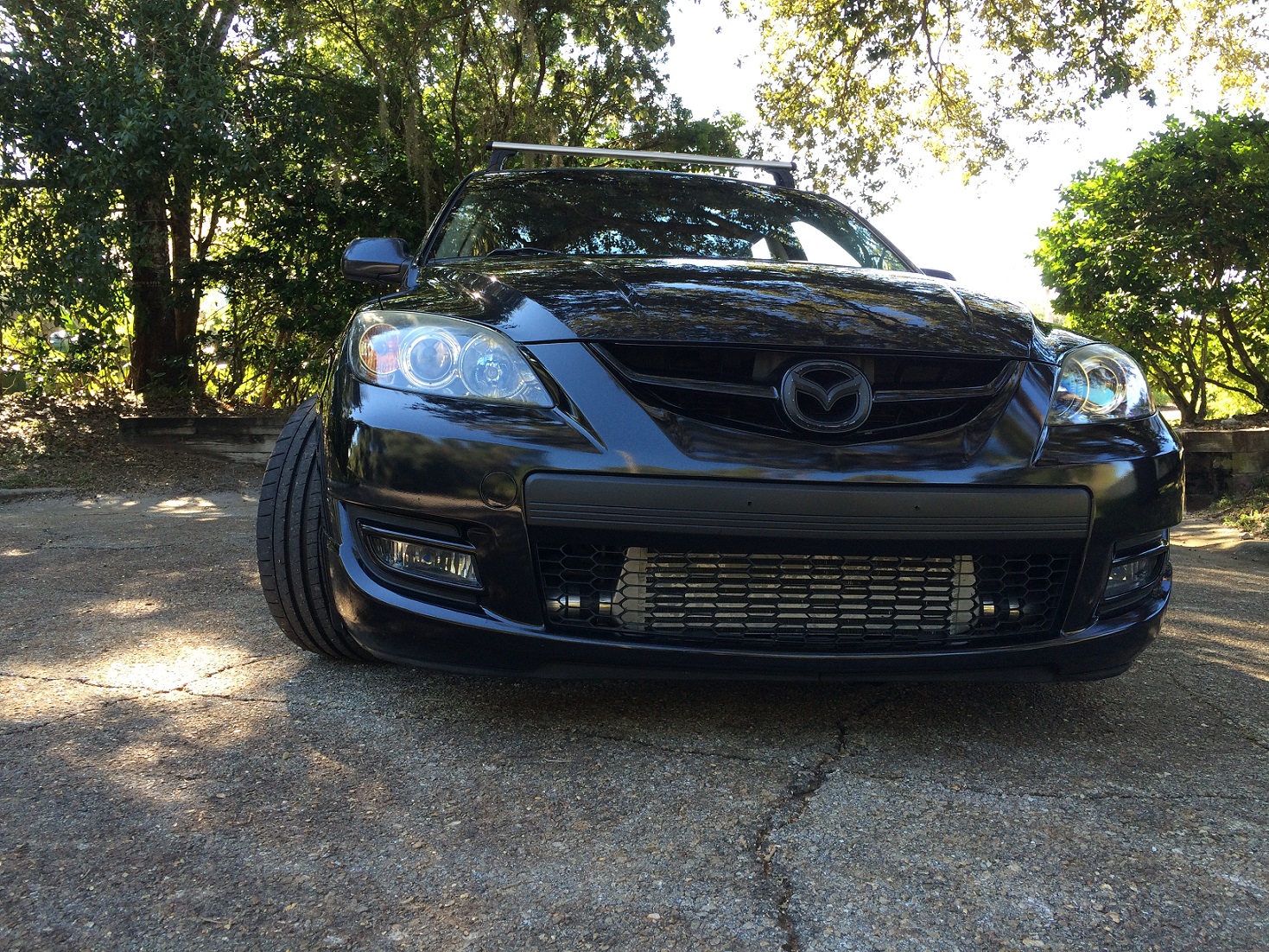 photo 5 Mazda MAZDASPEED3 custom wheels Enkei EVO 8 17x8.0, ET +37, tire size 245/45 R17. x ET