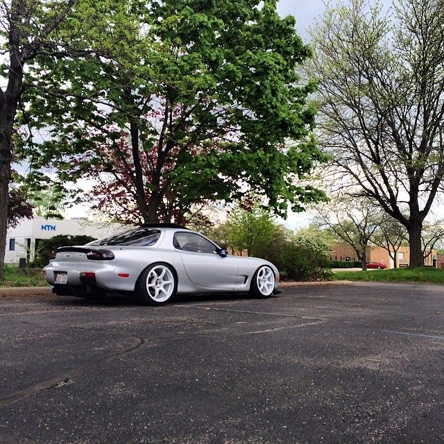 photo 2 Mazda RX-7 custom wheels Advan  RG II  18x10.0, ET +25, tire size 235/40 R18. 18x10.0 ET+25 255/35 R18