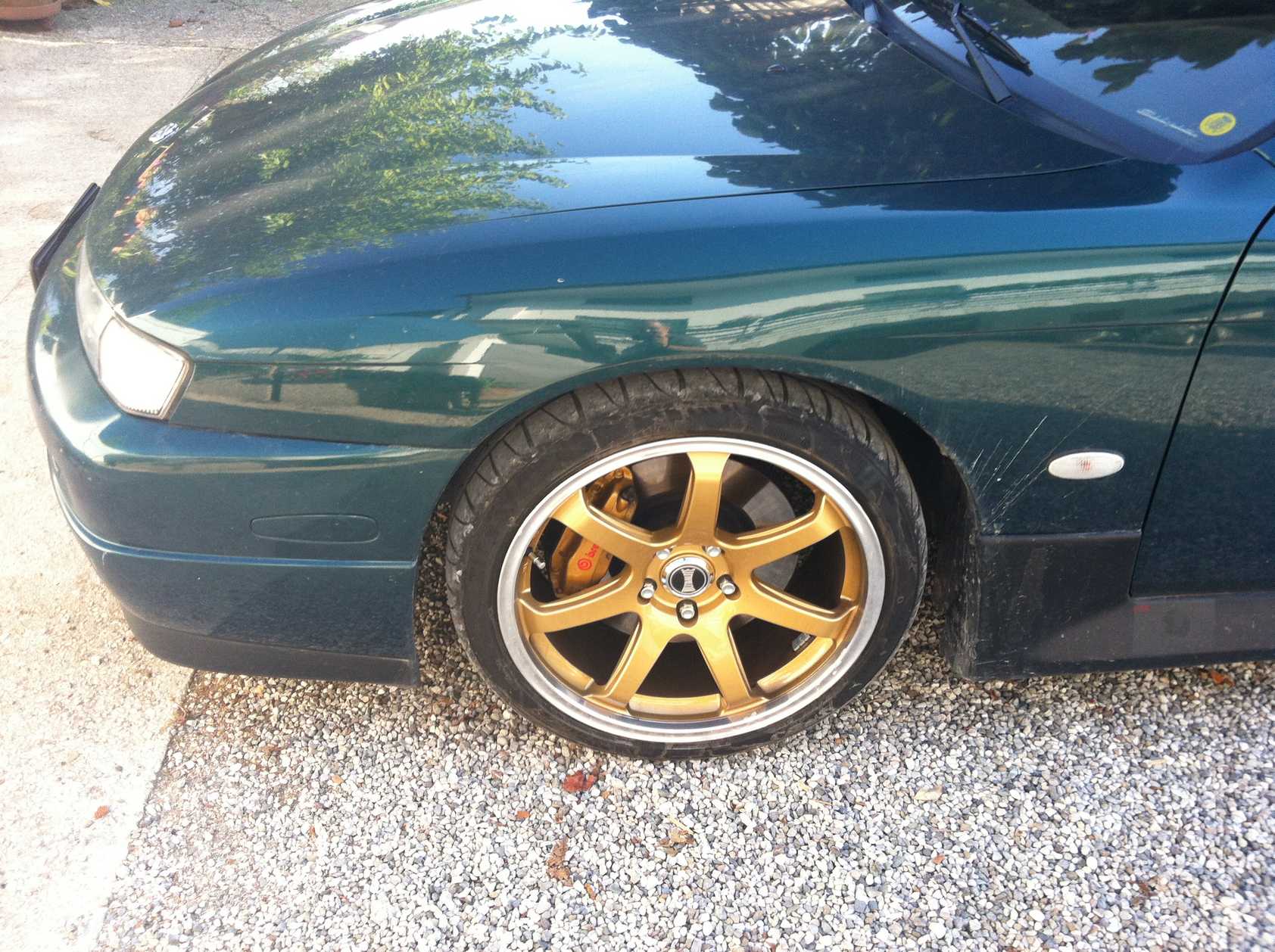 photo 2 Nissan S14 custom wheels Ultralite ATEC II 18x8.5, ET +27, tire size 225/40 R18. x ET 