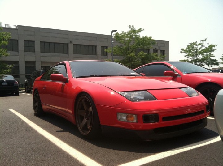 photo 3 Nissan 300ZX 2-seat custom wheels Rota P45R 18x9.5, ET +20, tire size 225/40 R18. x ET 