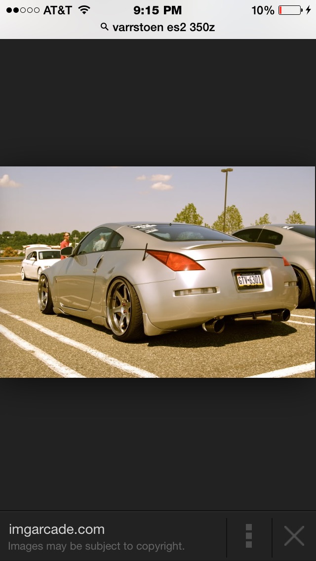 photo 1 Nissan 350Z custom wheels Varrstoen Es2 19x9.5, ET +12, tire size 245/35 R19. 19x10.5 ET+12 275/30 R19