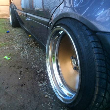 photo 1 Volkswagen Jetta custom wheels Diamond Racing  15x8.0, ET 0, tire size 165/45 R15. 15x10.0 ET0 195/45 R15
