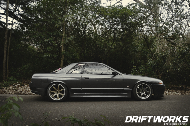 photo 1 Nissan R31-R34 Skyline 2dr custom wheels   17x8.0, ET +35, tire size 225/45 R17. 17x9.0 ET+40 245/40 R17