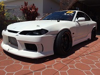 photo 2 Nissan S15 custom wheels Work S13P 18x10.0, ET -20, tire size 225/40 R18. 18x10.0 ET+7 