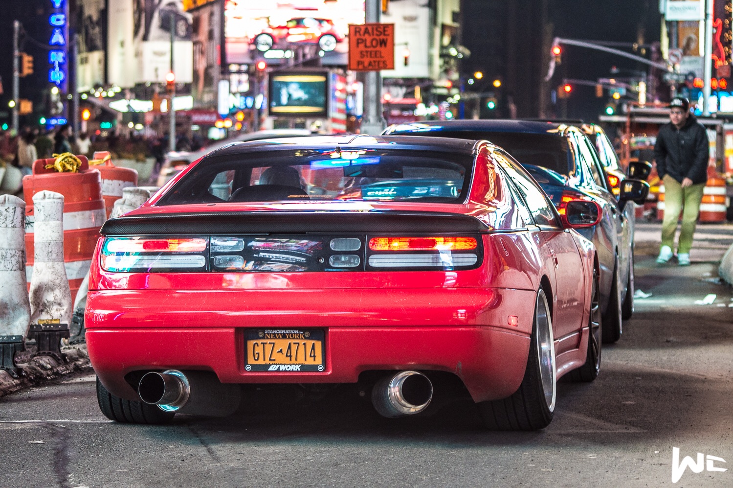 photo 3 Nissan 300ZX 2-seat custom wheels Work Emotion CR Kai 18x9.5, ET +30, tire size 225/35 R18. 18x10.0 ET+36 255/35 R18