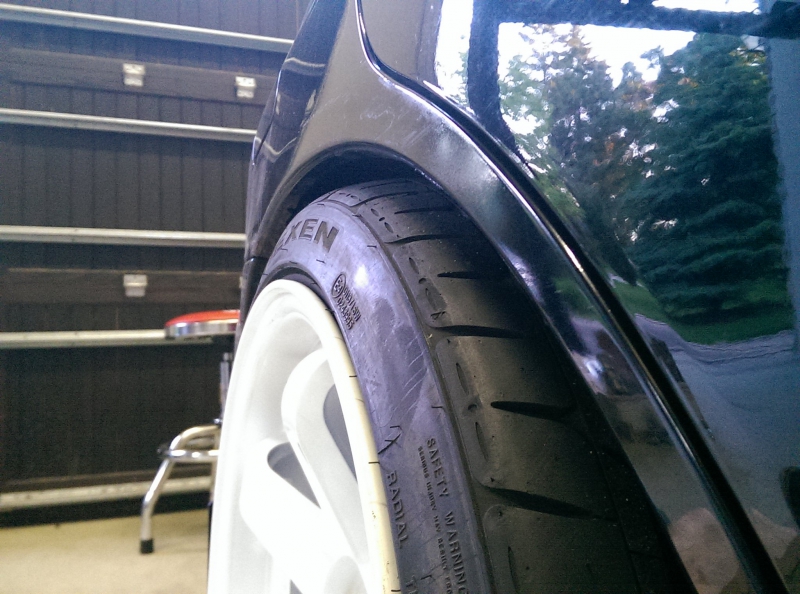 photo 9 Subaru Impreza WRX custom wheels Volk Rays TE37 18x10.0, ET +30, tire size 255/35 R18. x ET 