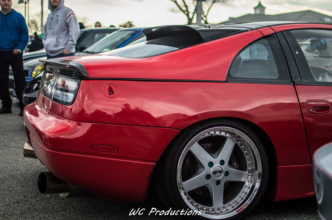 photo 1 Nissan 300ZX 2-seat custom wheels Work Emotion CR Kai 18x9.5, ET +30, tire size 225/35 R18. 18x10.0 ET+36 255/35 R18
