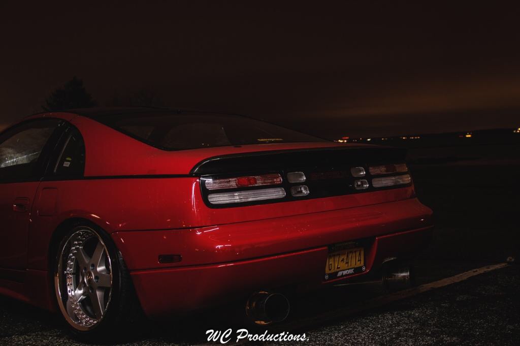 photo 3 Nissan 300ZX 2-seat custom wheels Work Emotion CR Kai 18x9.5, ET +30, tire size 225/35 R18. 18x10.0 ET+36 255/35 R18