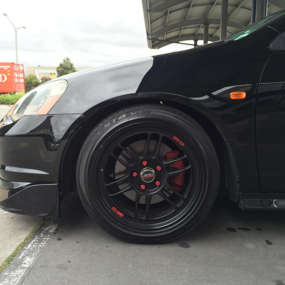photo 2 Acura RSX custom wheels Enkei RPF1 17x9.0, ET +22, tire size 215/45 R17. x ET 