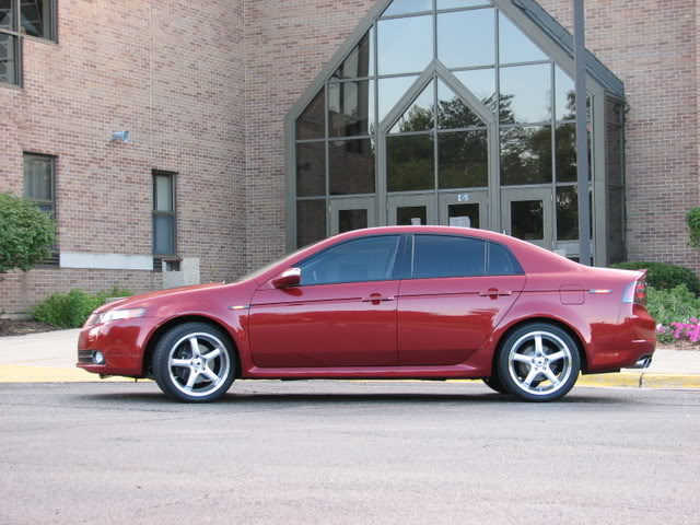 photo 2 Acura TL custom wheels Axis Hiro Hyper Silver 18x8.5, ET +35, tire size 245/40 R18. x ET