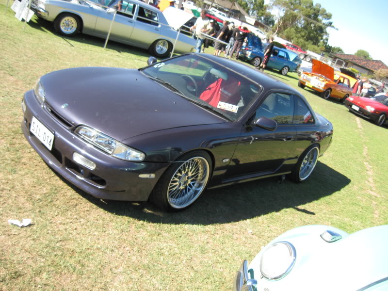photo 1 Nissan S14 custom wheels Work Bersaglio 18x9.0, ET -5, tire size 225/40 R18. 18x10.0 ET0 235/40 R18