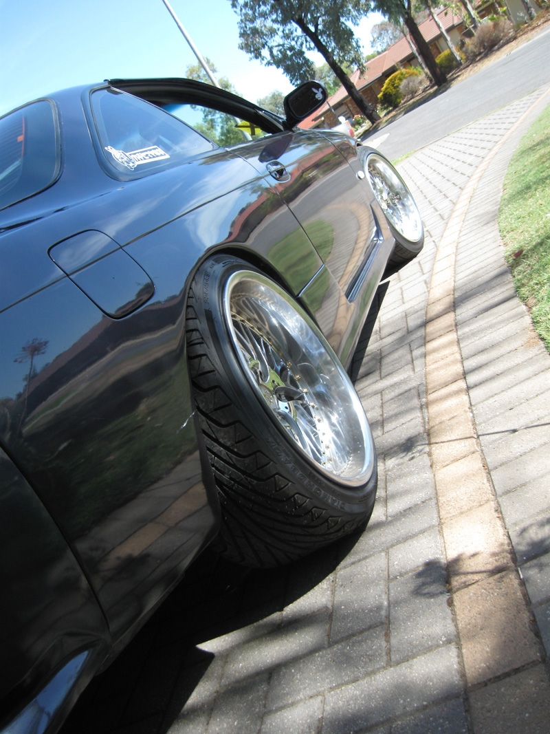 photo 10 Nissan S14 custom wheels Work Bersaglio 18x9.0, ET -5, tire size 225/40 R18. 18x10.0 ET0 235/40 R18