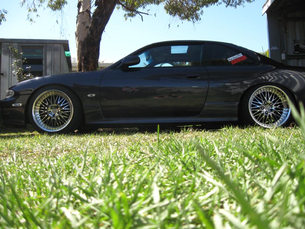photo 15 Nissan S14 custom wheels Work Bersaglio 18x9.0, ET -5, tire size 225/40 R18. 18x10.0 ET0 235/40 R18