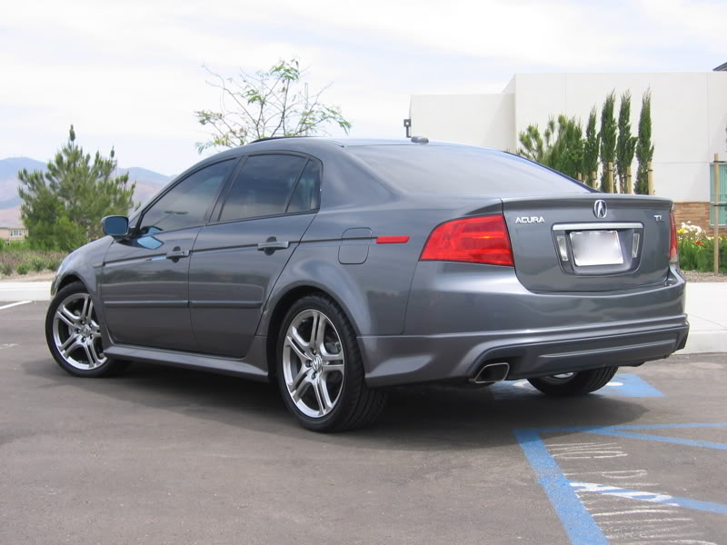 photo 1 Acura TL custom wheels Enkei Ebony A-Specs 18x8.0, ET +45, tire size 245/40 R18. x ET 