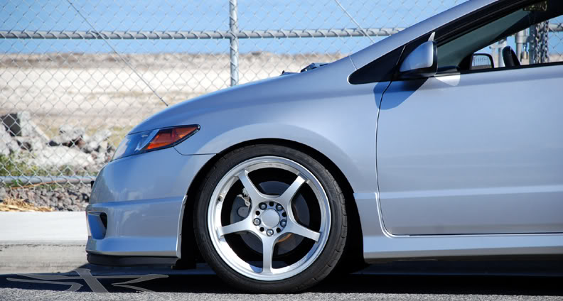 photo 1 Honda Civic custom wheels Gramlights 57F 18x8.5, ET +45, tire size X R18. x ET 