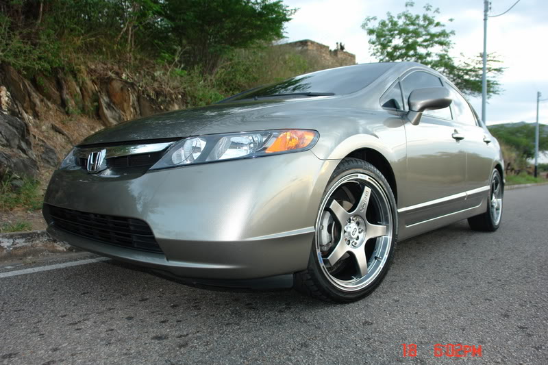 photo 1 Honda Civic custom wheels Enkei EVO-5 18x7.5, ET , tire size 225/40 R18. x ET 