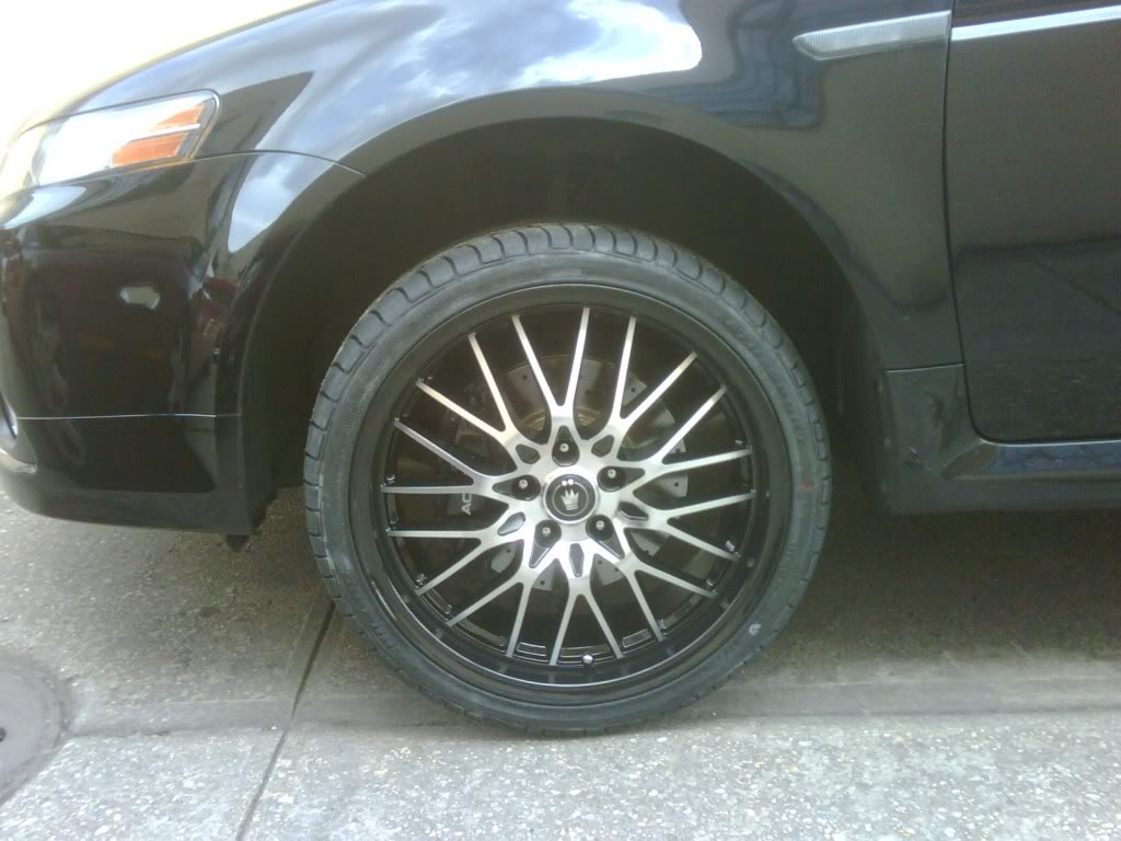 photo 1 Acura TL custom wheels KONIG LACE 19x8.0, ET +35, tire size 235/35 R19. x ET 