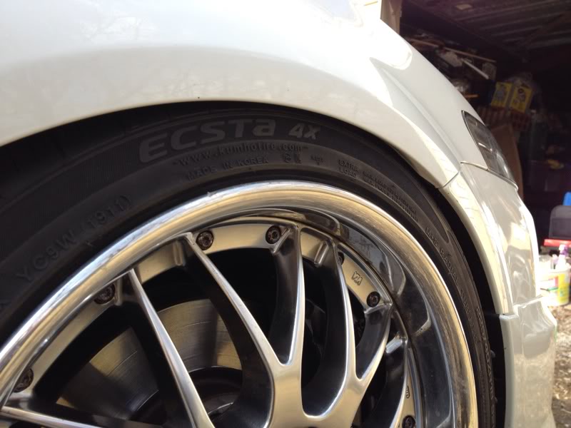 photo 1 Acura TL custom wheels Work Termist TM1 18x8.0, ET +35, tire size 225/40 R18. 18x9.0 ET