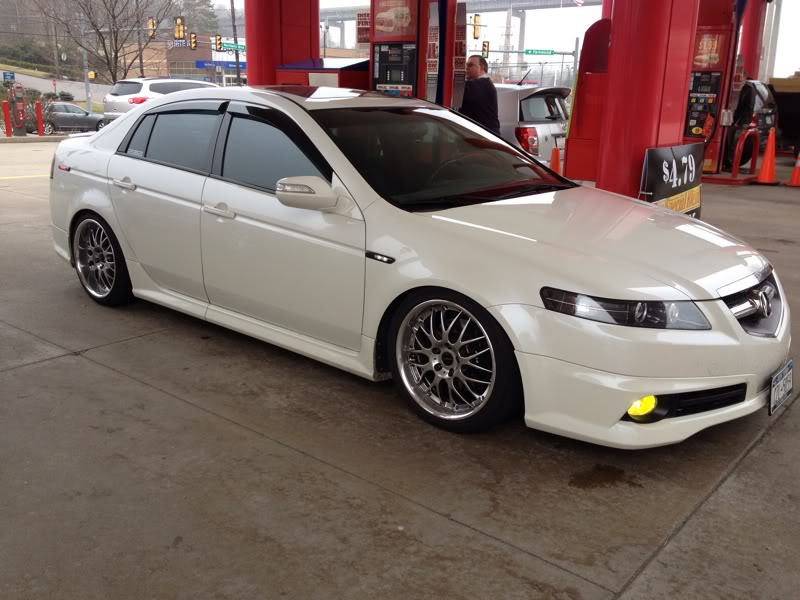 photo 3 Acura TL custom wheels Work Termist TM1 18x8.0, ET +35, tire size 225/40 R18. 18x9.0 ET