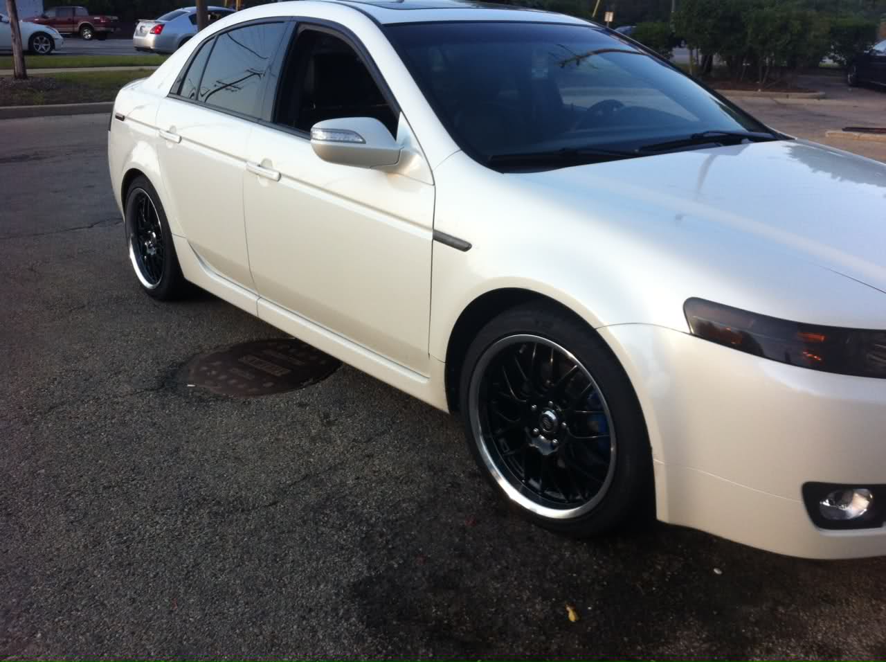 photo 1 Acura TL custom wheels Enkei Lusso 18x9.0, ET +40, tire size 235/40 R18. x ET 