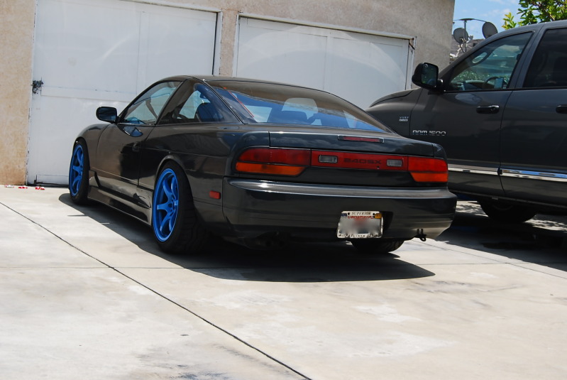 photo 4 Nissan S13 custom wheels Rays Engineering Gramlights 57max 17x9.0, ET +12, tire size 225/45 R17. 17x9.0 ET+2 235/40 R17