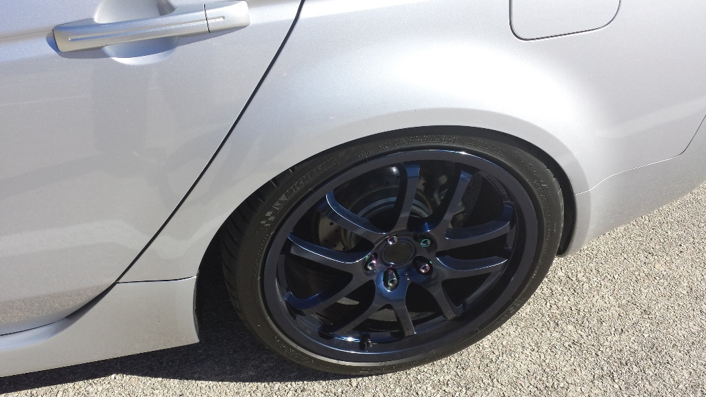 photo 2 Acura TL custom wheels Rays G35 Stocks 19x8.5, ET +33, tire size 245/35 R19. x ET