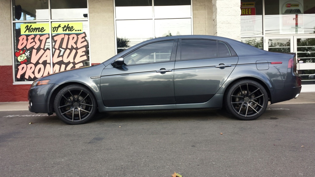 photo 1 Acura TL custom wheels Niche 130 18x9.5, ET +35, tire size 225/35 R18. x ET 