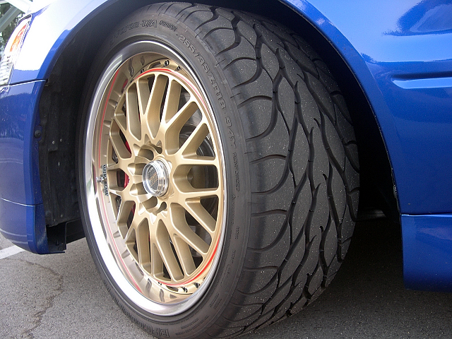 photo 1 Mitsubishi Lancer Evolution custom wheels Volk gt-u 18x9.0, ET +29, tire size X R18. x ET